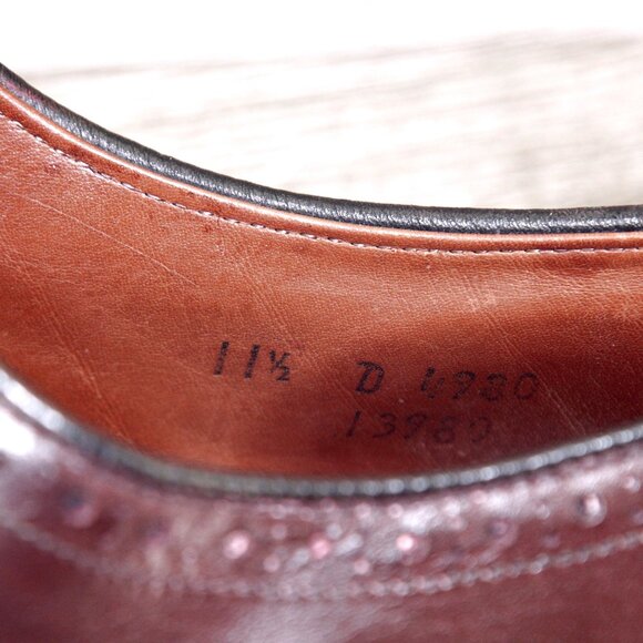 Allen Edmonds BEL AIR 11.5 D Burgundy * add $15 new Cedar Trees